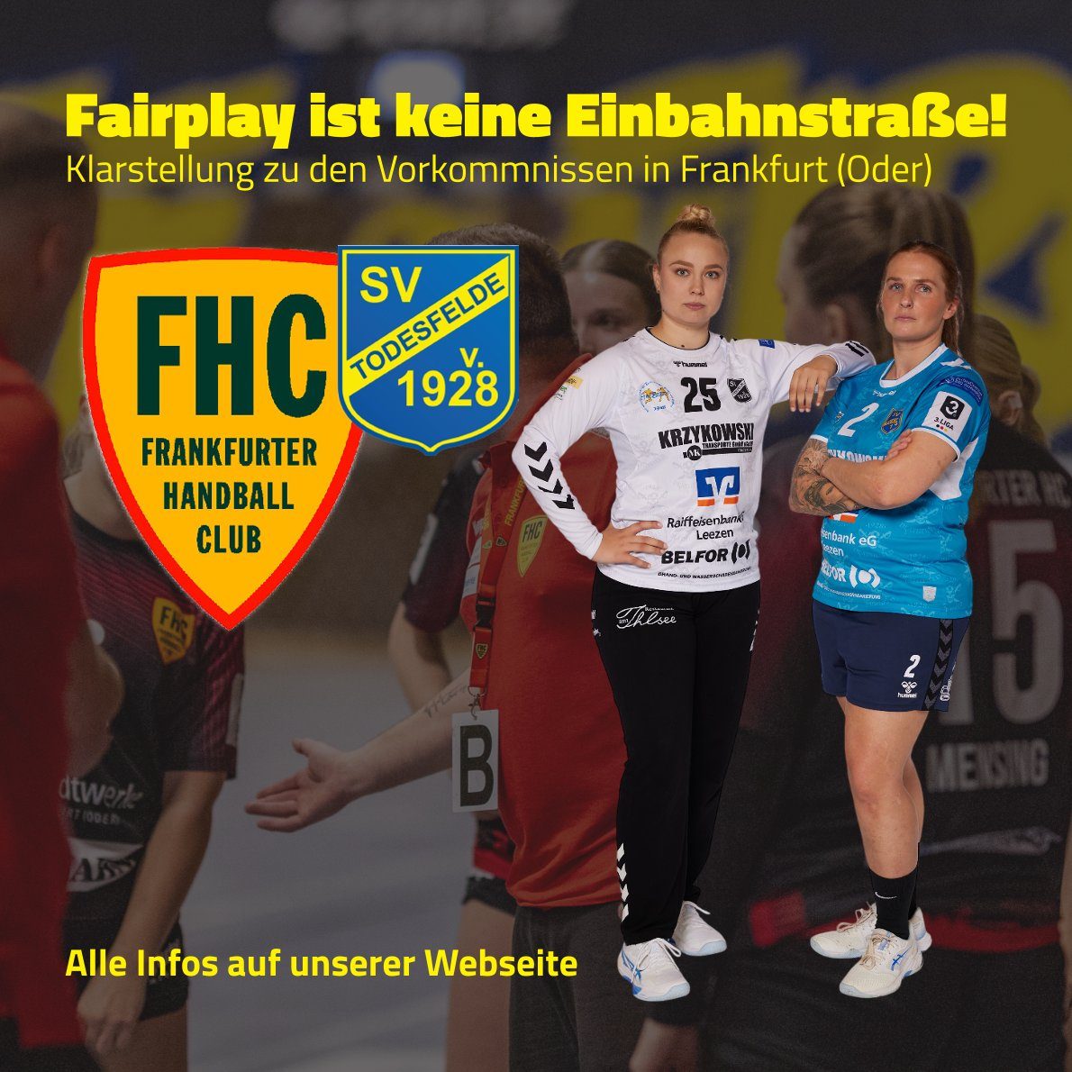Fairplay ist keine Einbahnstraße!